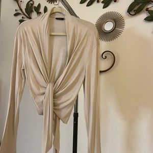 Apt. 9 Front Tie Shawl Cardigan